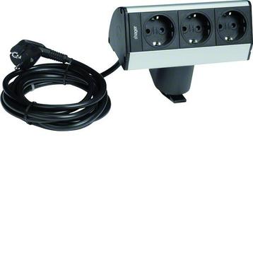 Module DAlimentation De Bureau Hager 3 Prises Schuko, Verzenden