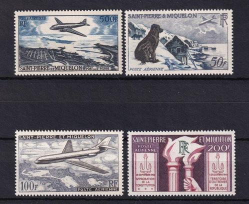 Saint-Pierre en Miquelon 1956/1959 - zonder scharnier,, Postzegels en Munten, Postzegels | Europa | Frankrijk