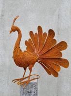 Beeldje - Rusty Peacock - IJzer (gesmeed), Antiek en Kunst