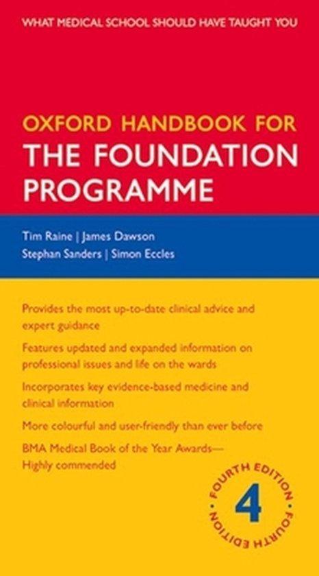 Oxford Handbook for the Foundation Programme 9780199683819, Boeken, Overige Boeken, Gelezen, Verzenden