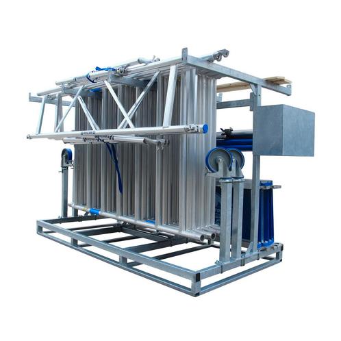 Heftruckplateau met rolsteiger 135 x 250 x 10,2m werkhoogte, Doe-het-zelf en Bouw, Steigers, Rolsteiger of Kamersteiger, Nieuw