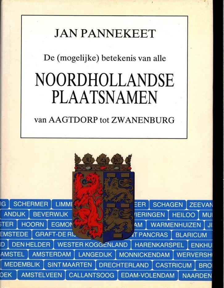 De (mogelijke) betekenis van alle Noordhollandse plaatsnamen, Boeken, Reisgidsen, Gelezen, Verzenden