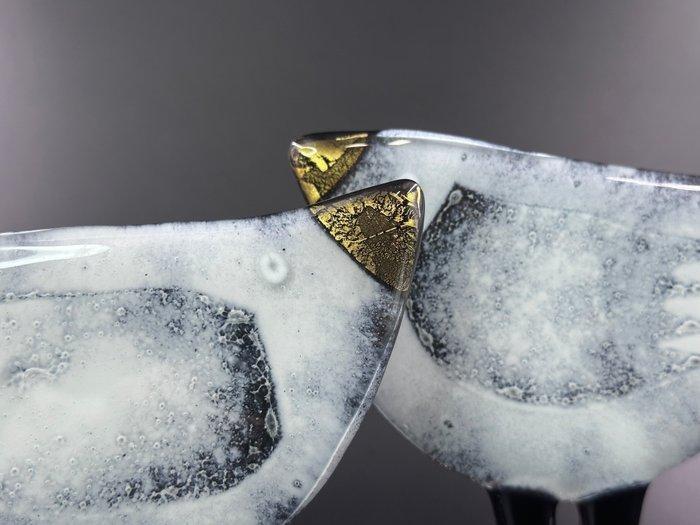 Studio Habrat - Beeldje (2) - fusie, Antiek en Kunst, Antiek | Glaswerk en Kristal