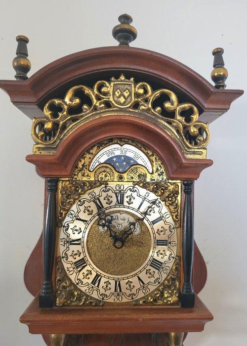 Horloge - Warmink / Wuba - Bois - 1960-1970 - horloge murale, Antiquités & Art, Antiquités | Horloges