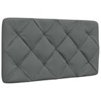 vidaXL Hoofdbordkussen 80 cm stof donkergrijs, Huis en Inrichting, Slaapkamer | Bedden, Verzenden, Nieuw
