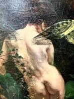 Europese school (XIX) - Scena allegorica, Antiek en Kunst