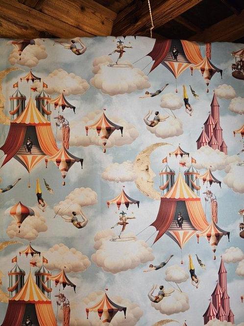 Tissu Original Paradise Circus - Rapport XXL- 300x280cm-, Antiek en Kunst, Antiek | Tapijten, Tafelkleden en Textiel