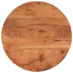 Massief Houten Tafelblad Ã60cm | Tweede Kansje | Nu -40%!, Huis en Inrichting, 50 tot 100 cm, Verzenden, Rond, Nieuw