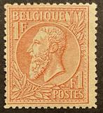 België 1884/1891 - Leopold II Nieuwe types - 1 franc, Postzegels en Munten, Gestempeld