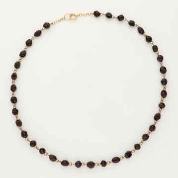Collier - 14 carats Or jaune - grenade