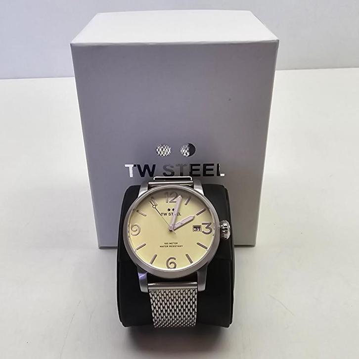 TW Steel MB01 Herenhorloge 45mm Incl. Doosje | Nette Staat, Handtassen en Accessoires, Horloges | Heren, Nieuw, Ophalen of Verzenden