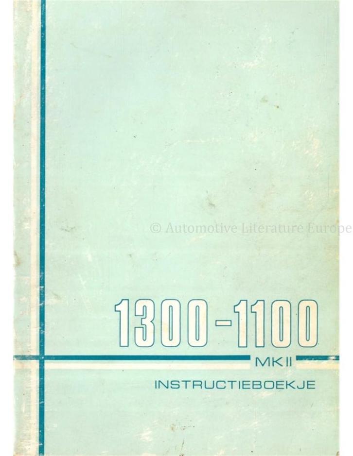 1970 AUSTIN-MORRIS 1100 | 1300 MK II INSTRUCTIEBOEKJE, Auto diversen, Handleidingen en Instructieboekjes