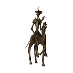Sculpture, Don Quichot - 43 cm - Bronze, Antiek en Kunst