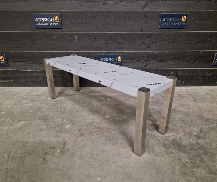 Etagère | 1 niveau | RVS | 100 cm, Zakelijke goederen, Horeca | Meubilair en Inrichting, Gebruikt