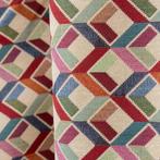 Tissu motif géométrique à losanges 3D - lourd - Gobelin -, Antiek en Kunst