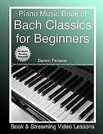 Piano Music Book of Bach Classics for Beginners: Te...  Book, Verzenden