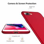 iPhone 7 Ultra Dun Hoesje - Hard Matte Case Cover Rood, Verzenden, Nieuw