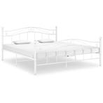 vidaXL Bedframe metaal wit 200x200 cm, Verzenden