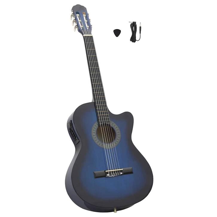 vidaXL Gitaar cutaway met equalizer 6 snaren western, Musique & Instruments, Instruments à corde | Guitares | Acoustiques, Envoi