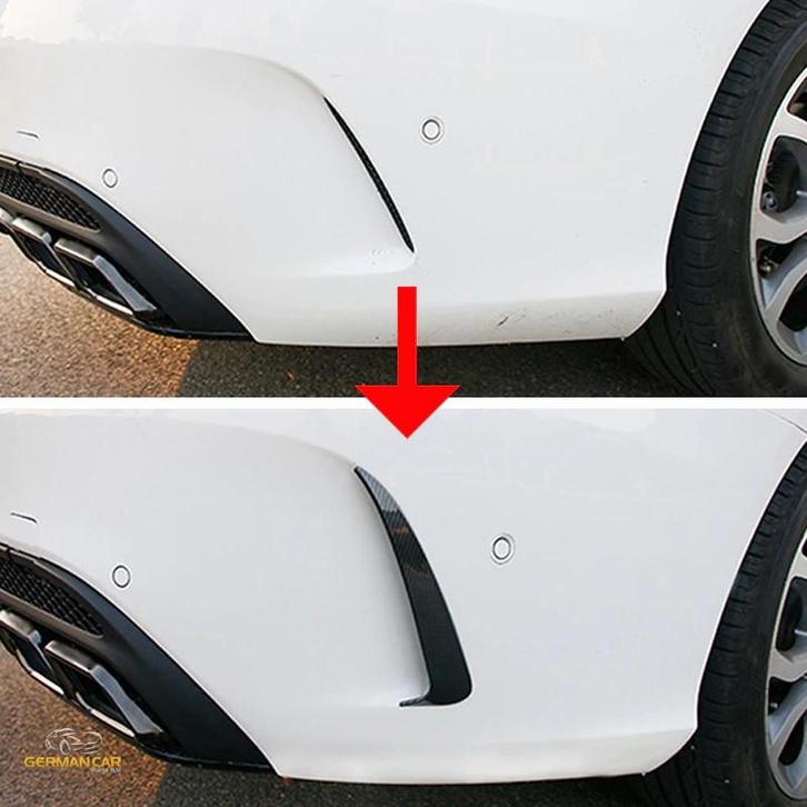 AERO FLAPS CARBON ACHTER VOOR MERCEDES W205 (LIMOUSINE) C-KL, Auto diversen, Auto-accessoires, Verzenden