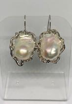 Parel - Zilver - Oorbellen - Perle barocche