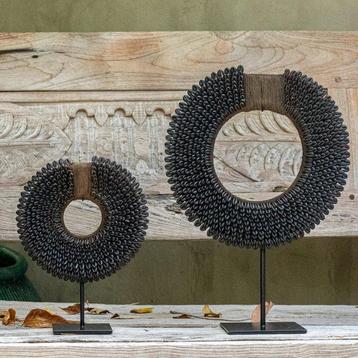 Decoratief ornament - NO RESERVE PRICE - Pair of black