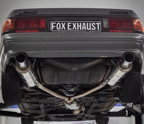 FOX Mazda RX7 - FC einddemper rechts/links - 1x100 Type 10 r, Auto-onderdelen, Uitlaatsystemen, Nieuw, Verzenden