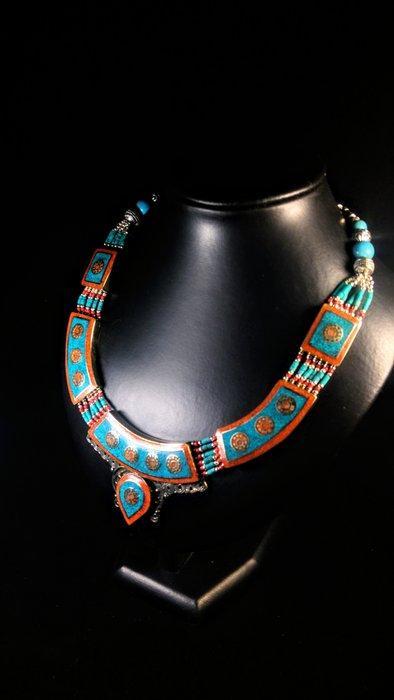 Marokkaanse halsketting - Halsketting, Antiek en Kunst, Curiosa en Brocante