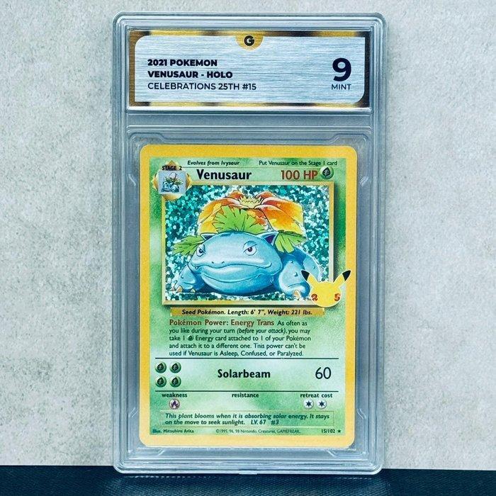 Pokémon Graded card - Venusaur Holo #15 Celebrations -, Hobby en Vrije tijd, Verzamelkaartspellen | Pokémon