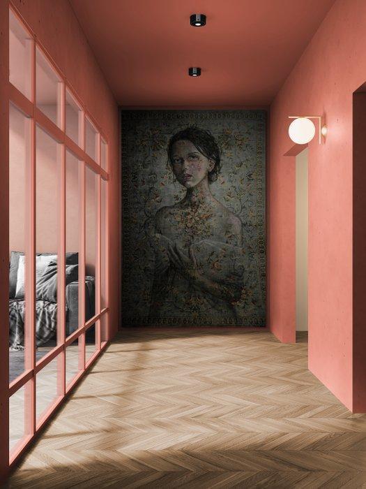 Jacqueline Klein Breteler - “Wallflower.”-painting on a, Antiquités & Art, Art | Peinture | Moderne