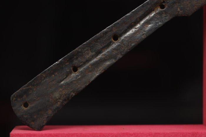 Middeleeuws Gothic - IJzeren tang militair mes Relikwie -, Antiek en Kunst, Antiek | Overige Antiek