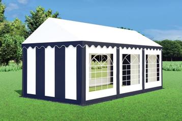 Partytent 3x6 PVC - Classic | Antraciet/wit