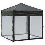 Inklapbare Partytent 2x2m Zwart | Tweede Kansje | OP=OP, Tuin en Terras, Partytent, Minder dan 4 meter, Nieuw, Opvouwbaar