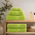 vidaXL Washandjes 10 pcs Appelgroen 15 x 21 cm Katoen, Huis en Inrichting, Badkamer | Badtextiel en Accessoires, Verzenden, Nieuw