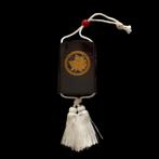 Japanse Wajima-nuri Inro - Goud maki-e Vlinderembleem door