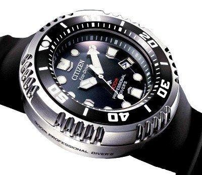 Citizen - Promaster Professional DiverS BLACK - Eco Drive, Handtassen en Accessoires, Horloges | Heren