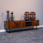 Tv-meubel Mangohout Rosa 170 cm, Huis en Inrichting, Kasten |Televisiemeubels, Nieuw, Industriële meubels, Overige houtsoorten