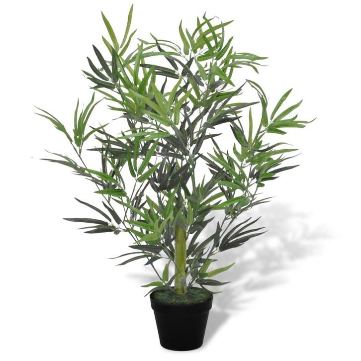 vidaXL Kunstboom met pot bamboe 80 cm, Huis en Inrichting, Woonaccessoires | Kunstplanten en Kunstbloemen, Nieuw, Verzenden