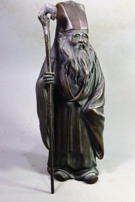 Brons - Marked Morimitsu - Jurojin (Japans: Jurjin),, Antiek en Kunst, Antiek | Overige Antiek