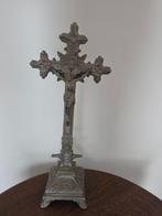 Antiek Kruis - Metaal - 1930-1940 - Antiek kruisbeeld - 44, Antiek en Kunst