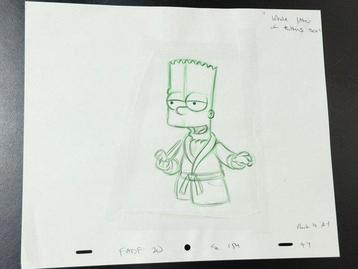Gracie Films (2004) - Originele animatie tekening van Bart beschikbaar voor biedingen