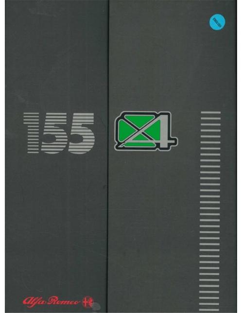 1992 ALFA ROMEO 155 Q4 PERSMAP ENGELS, Livres, Autos | Brochures & Magazines, Enlèvement ou Envoi