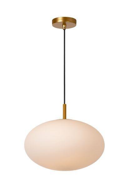 Hanglamp Lucide ELYSEE -  - Ø 30 cm - 1xE27 - Opaal, Huis en Inrichting, Lampen | Hanglampen, Nieuw, Verzenden