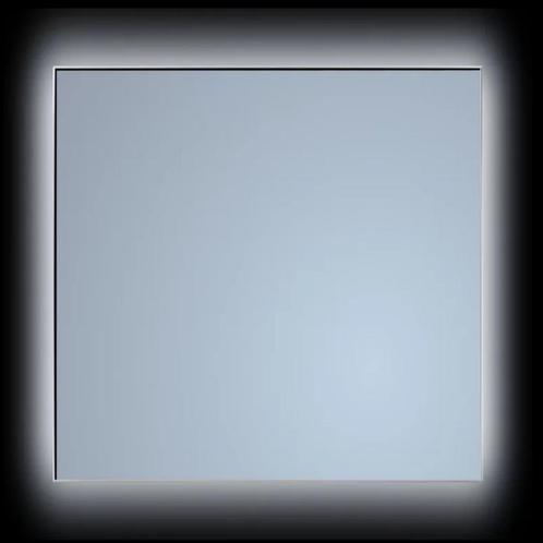Spiegel Sanicare Q-Mirrors 120x70 cm Vierkant Met Rondom LED, Doe-het-zelf en Bouw, Sanitair, Bad, Nieuw, Chroom, Ophalen of Verzenden