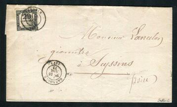 Frankrijk 1873 - Superbe en zeldzame brief gewaardeerd in