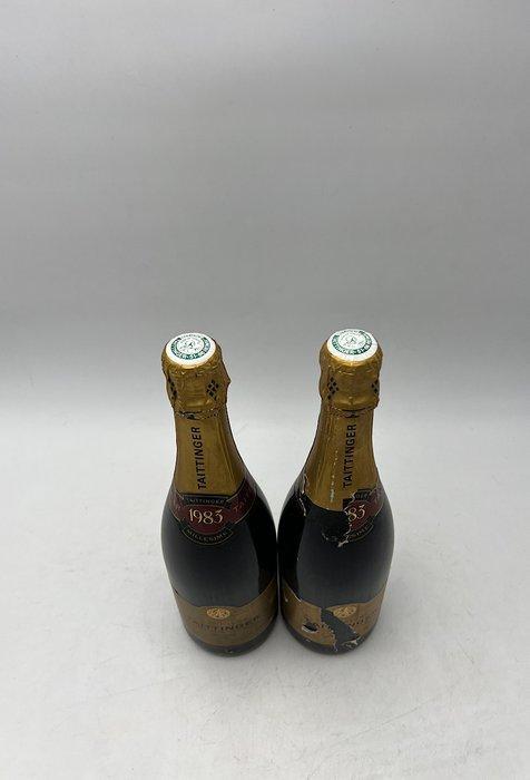 1983 Taittinger - Champagne Brut - 2 Fles (0,75 liter), Verzamelen, Wijnen