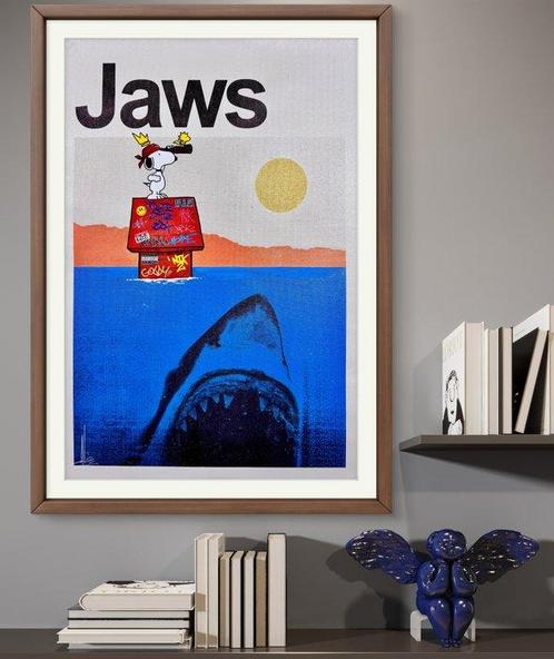 Alèze (1974) - Jaws, Antiek en Kunst, Kunst | Schilderijen | Modern