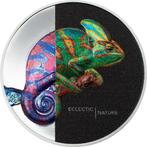 Cookeilanden. 5 Dollars 2023 Chameleon - Eclectic Nature, 1, Postzegels en Munten, Munten | Europa | Niet-Euromunten