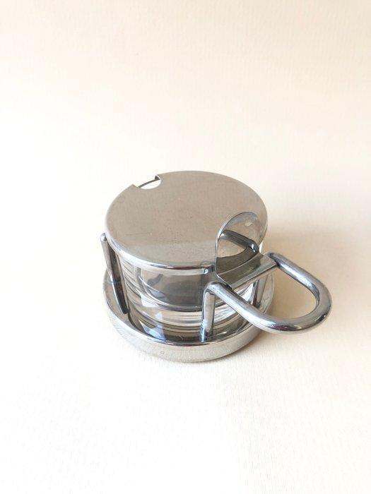 Alessi - Ettore Sottsass - Suikerkom - 5071 - Staal -, Antiek en Kunst, Antiek | Meubels | Stoelen en Sofa's