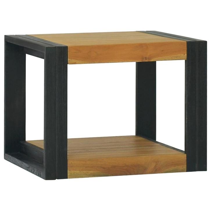 vidaXL Badkamerwandkast 45x45x35 cm massief teakhout, Huis en Inrichting, Kasten | Overige, Nieuw, Verzenden